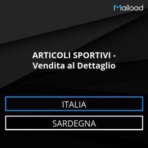 Database Email ARTICOLI SPORTIVI – Vendita al Dettaglio (Sardegna – Italia)