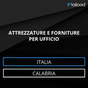 Database Email ATTREZZATURE E FORNITURE PER UFFICIO (Calabria – Italia)