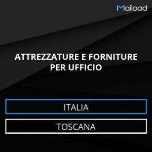 Database Email ATTREZZATURE E FORNITURE PER UFFICIO (Toscana – Italia)