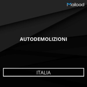 Database Email AUTODEMOLIZIONI (Italia)