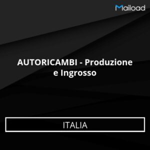 Database Email AUTORICAMBI – Produzione e Ingrosso (Italia)