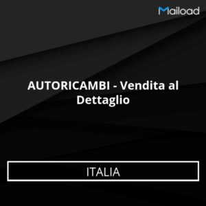 Database Email AUTORICAMBI – Vendita al Dettaglio (Italia)