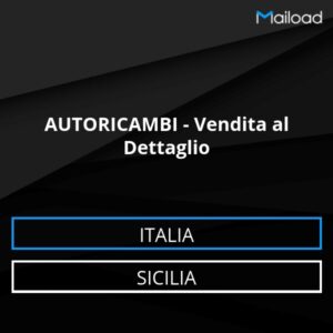 Database Email AUTORICAMBI – Vendita al Dettaglio (Sicilia – Italia)