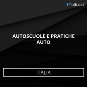 Database Email AUTOSCUOLE E PRATICHE AUTO (Italia)