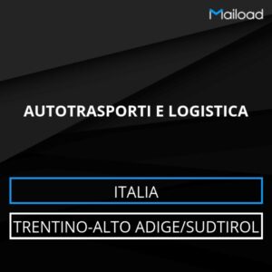 Database Email AUTOTRASPORTI E LOGISTICA (Trentino-Alto Adige/Sudtirol – Italia)