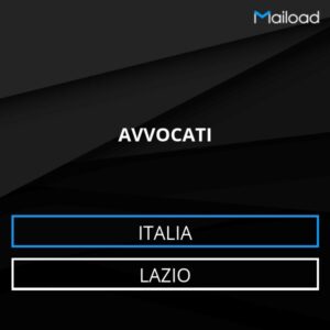 Database Email AVVOCATI (Lazio – Italia)