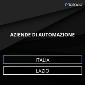 Database Email AZIENDE DI AUTOMAZIONE (Lazio – Italia)