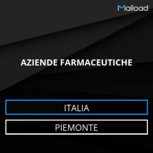 Database Email AZIENDE FARMACEUTICHE (Piemonte – Italia)