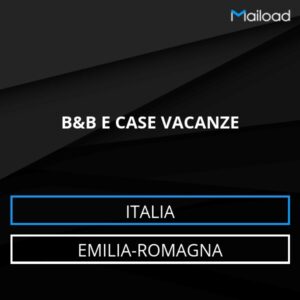Database Email B&B E CASE VACANZE (Emilia-Romagna – Italia)