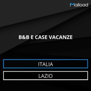 Database Email B&B E CASE VACANZE (Lazio – Italia)