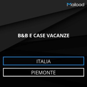 Database Email B&B E CASE VACANZE (Piemonte – Italia)