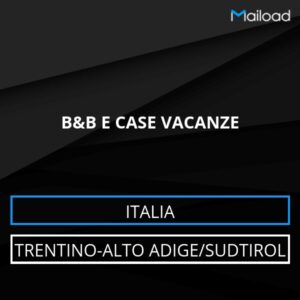 Database Email B&B E CASE VACANZE (Trentino-Alto Adige/Sudtirol – Italia)