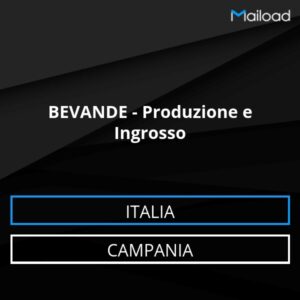 Database Email BEVANDE – Produzione e Ingrosso (Campania – Italia)