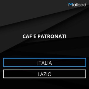 Database Email CAF E PATRONATI (Lazio – Italia)