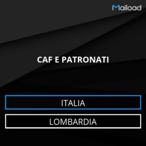 Database Email CAF E PATRONATI (Lombardia – Italia)