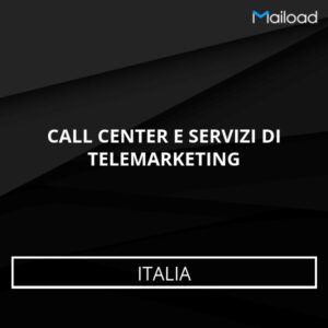 Database Email CALL CENTER E SERVIZI DI TELEMARKETING (Italia)