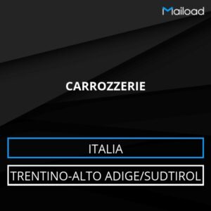 Database Email CARROZZERIE (Trentino-Alto Adige/Sudtirol – Italia)