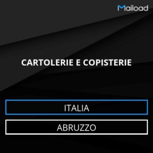 Database Email CARTOLERIE E COPISTERIE (Abruzzo – Italia)