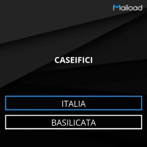 Database Email CASEIFICI (Basilicata – Italia)