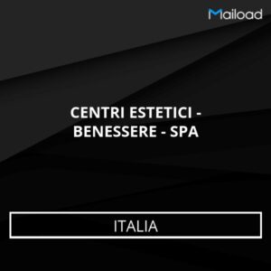 Database Email CENTRI ESTETICI – BENESSERE – SPA (Italia)