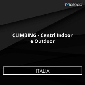 Database Email CLIMBING – Centri Indoor e Outdoor (Italia)