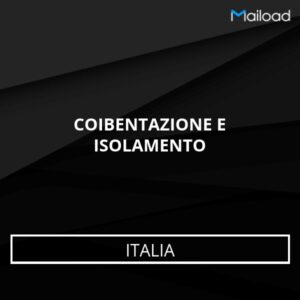 Database Email COIBENTAZIONE E ISOLAMENTO (Italia)
