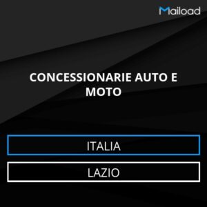 Database Email CONCESSIONARIE AUTO E MOTO (Lazio – Italia)