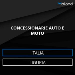Database Email CONCESSIONARIE AUTO E MOTO (Liguria – Italia)