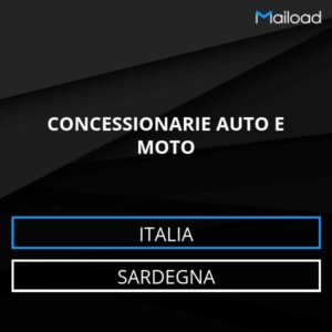 Database Email CONCESSIONARIE AUTO E MOTO (Sardegna – Italia)