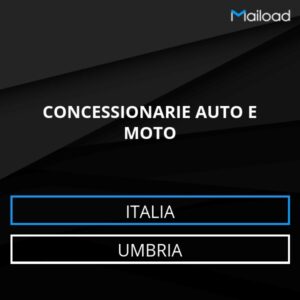 Database Email CONCESSIONARIE AUTO E MOTO (Umbria – Italia)