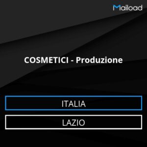 Database Email COSMETICI – Produzione (Lazio – Italia)