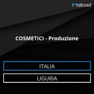 Database Email COSMETICI – Produzione (Liguria – Italia)