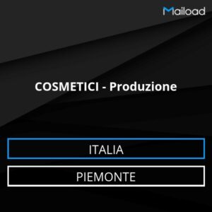 Database Email COSMETICI – Produzione (Piemonte – Italia)