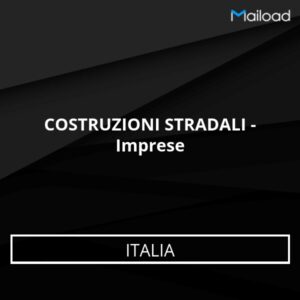 Database Email COSTRUZIONI STRADALI – Imprese (Italia)