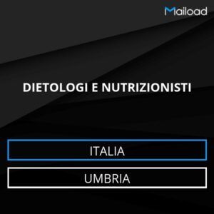 Database Email DIETOLOGI E NUTRIZIONISTI (Umbria – Italia)