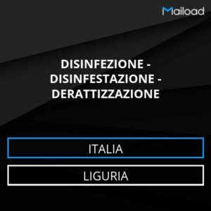 Database Email DISINFEZIONE – DISINFESTAZIONE – DERATTIZZAZIONE (Liguria – Italia)