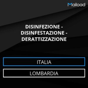 Database Email DISINFEZIONE – DISINFESTAZIONE – DERATTIZZAZIONE (Lombardia – Italia)