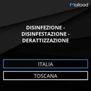 Database Email DISINFEZIONE – DISINFESTAZIONE – DERATTIZZAZIONE (Toscana – Italia)