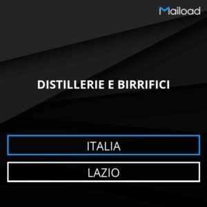 Database Email DISTILLERIE E BIRRIFICI (Lazio – Italia)
