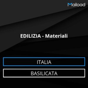 Database Email EDILIZIA – Materiali (Basilicata – Italia)