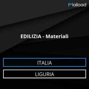 Database Email EDILIZIA – Materiali (Liguria – Italia)