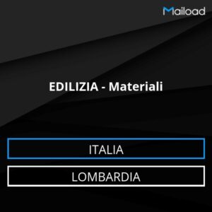 Database Email EDILIZIA – Materiali (Lombardia – Italia)