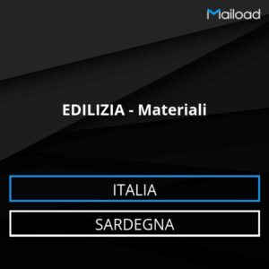 Database Email EDILIZIA – Materiali (Sardegna – Italia)