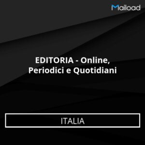 Database Email EDITORIA – Online, Periodici e Quotidiani (Italia)