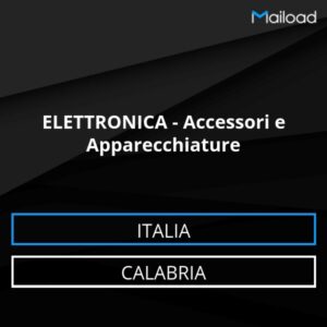 Database Email ELETTRONICA – Accessori e Apparecchiature (Calabria – Italia)