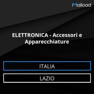 Database Email ELETTRONICA – Accessori e Apparecchiature (Lazio – Italia)