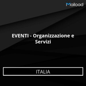 Database Email EVENTI – Organizzazione e Servizi (Italia)