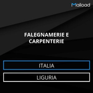 Database Email FALEGNAMERIE E CARPENTERIE (Liguria – Italia)