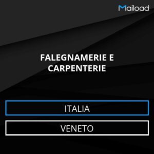Database Email FALEGNAMERIE E CARPENTERIE (Veneto – Italia)