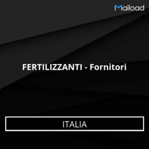 Database Email FERTILIZZANTI – Fornitori (Italia)